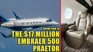 Inside look at the $17 million  Embaer 500 Praetor the best midsize jet on the market
