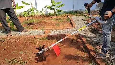 Rover Brush cutter || with Weeder Attachment #brushcutter #Tiller #brushcutterweeder
