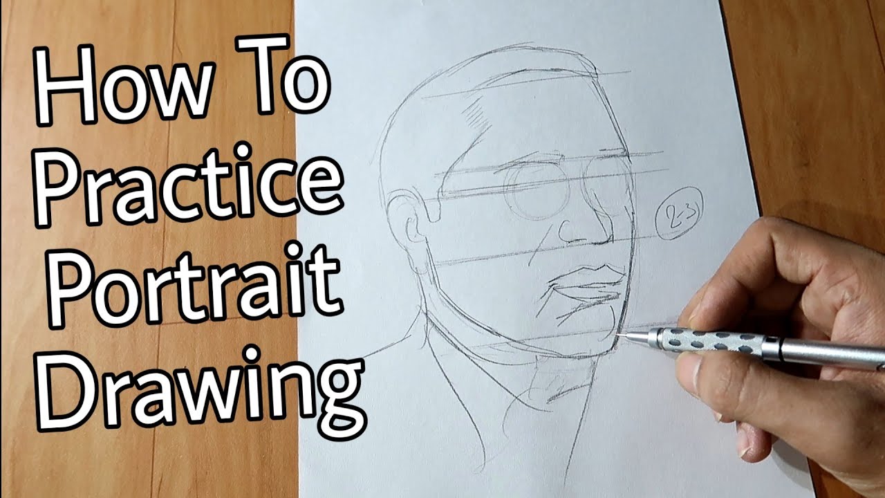 How to Practice Portrait Drawing | For beginners - YouTube