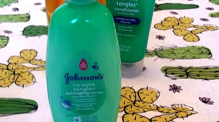 Johnson's No More Tangles Detangling Spray 4 hair REVIEW