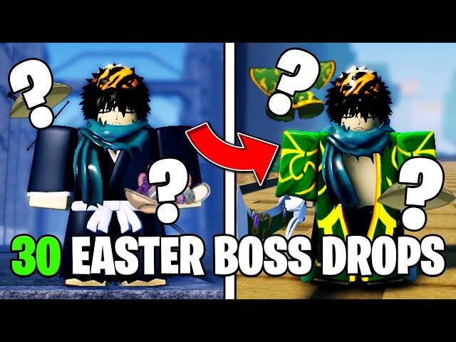 PROJECT MUGETSU) WHAT I GOT FROM FARMING 50 EASTER BOSSES! 