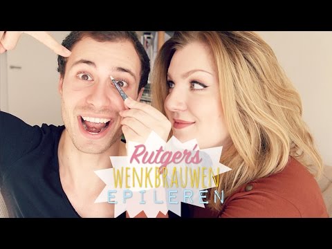 Rutger's wenkbrauwen epileren | Tutorial voor mannen | Vera Camilla