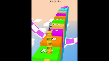 CUBE SURFER GAME level 63 and 64 | cube surfer game all levels | cube surfer game new update
