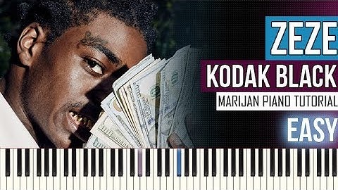 How To Play: Kodak Black ft. Travis Scott & Offset - ZEZE | Piano Tutorial EASY