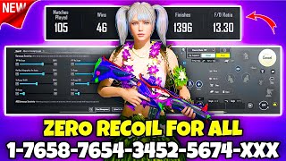 🔥Bgmi sensitivity settings 2026 🥵 | Bgmi best sensitivity settings 😱| Zero recoil sensitivity bgmi.