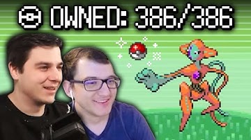 We raced catching ALL Pokemon... it didn