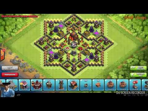 Video Cách xếp nhà hall 10 đẹp thủ tốt clash of clans - youtube