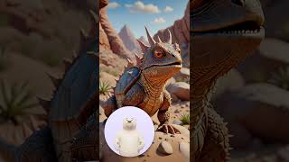The Horned Lizard's Blood Squirting Defense #wildlife #animation #animals