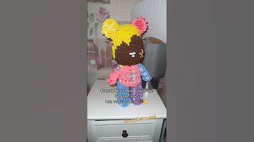 Viral Building Block Bear Trend! #buildingblockbear #buildingblocks #fok #giftideas