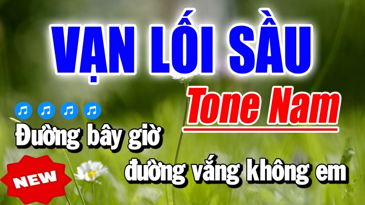Karaoke Vạn Lối Sầu Tone Nam | Beat Phối Hay | Thanh Duy Organ