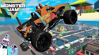 Monster Jam INSANE High Speed Jumps and Crashes New Map #3 | BeamNG Drive screenshot 4