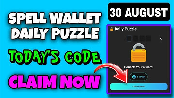 Spell Wallet Daily Puzzle | Spell Wallet Daily Puzzle Today 30 August | Spell Wallet Today Puzzle