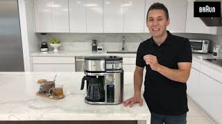 Braun MultiServe Coffee Machine - How To Use the Hot Water Function