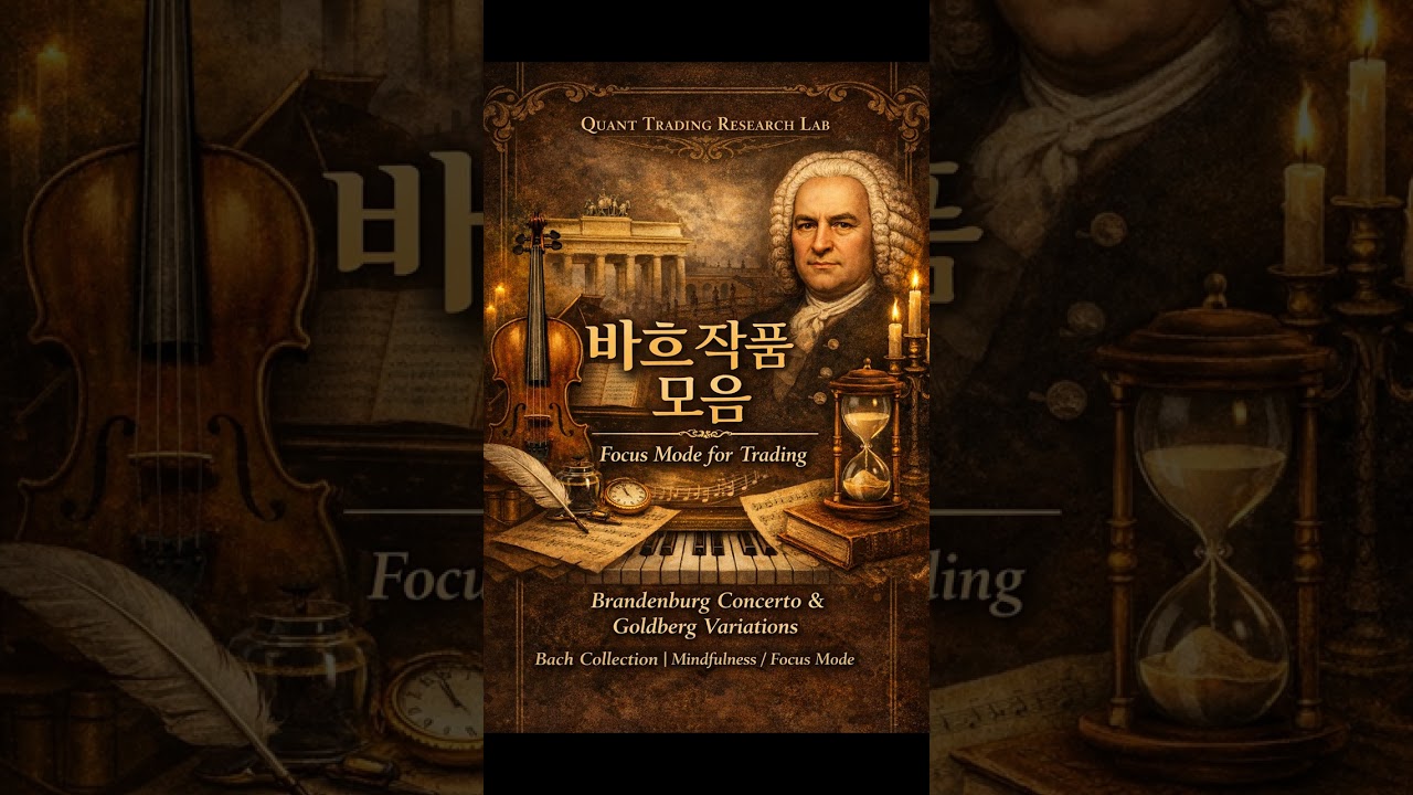 바흐 작품 모음 공부/일/코딩/트레이딩/심법관리용 | Quiet Discipline Focus Mix | Study • Work • Trading