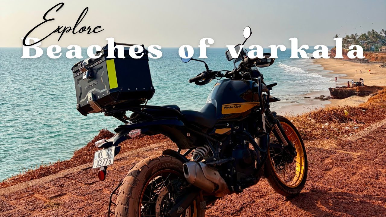 Varkala Ride | Cliff Roads, Edava Beach & Black Sand Nights