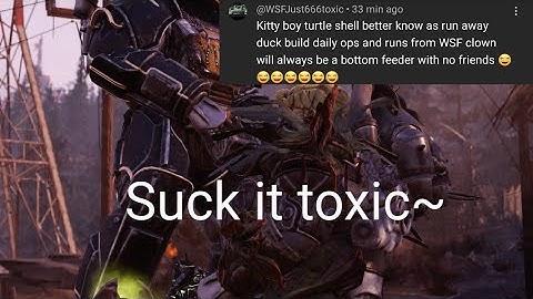 THE PROPHECY IS COMPLETE!!!! More rivers from wsf. | fallout 76 pvp😝😝😝