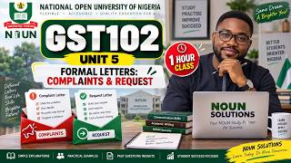 GST102 – USE OF ENGLISH AND COMMUNICATION SKILLS II
