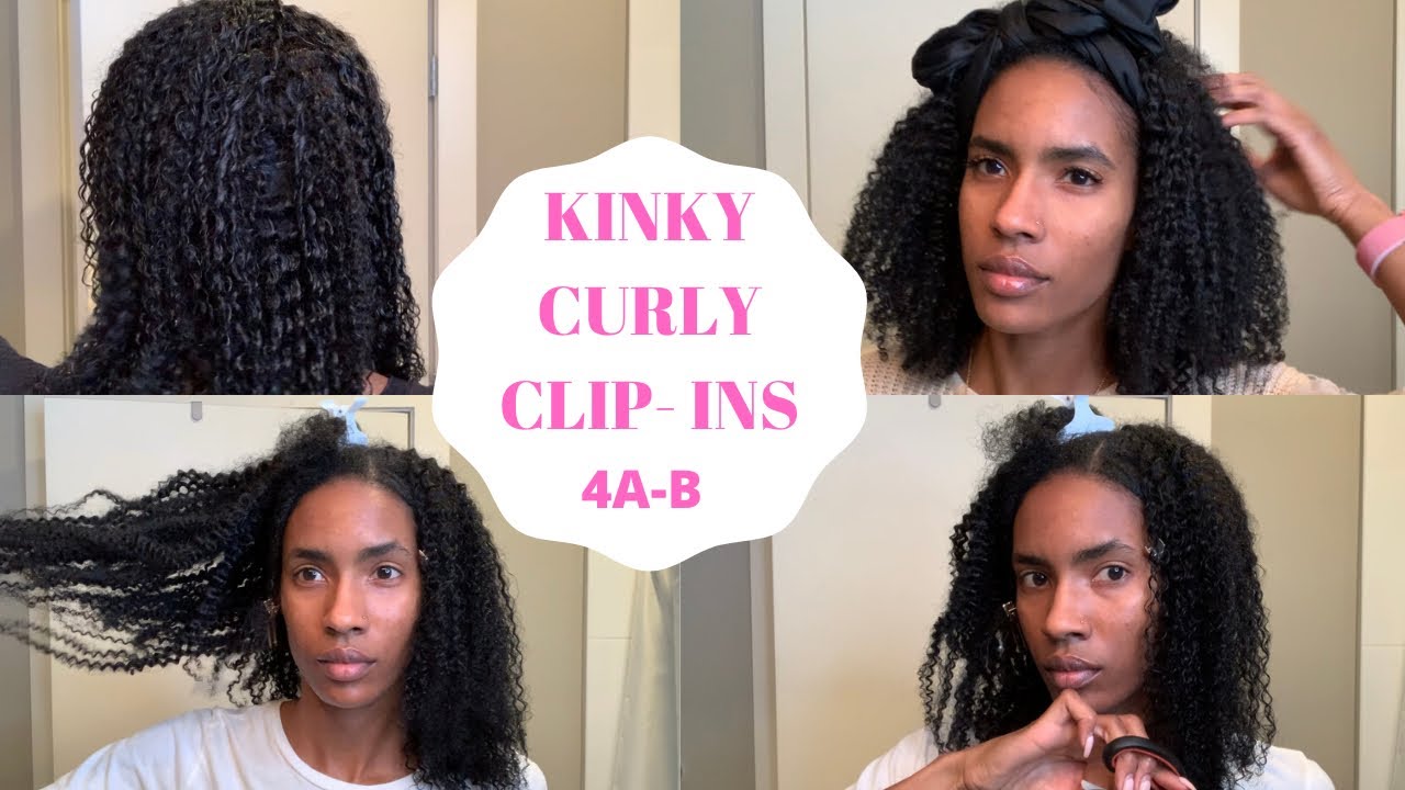 How to Install Natural Hair Clip Ins // FOR BEGINNERS YouTube