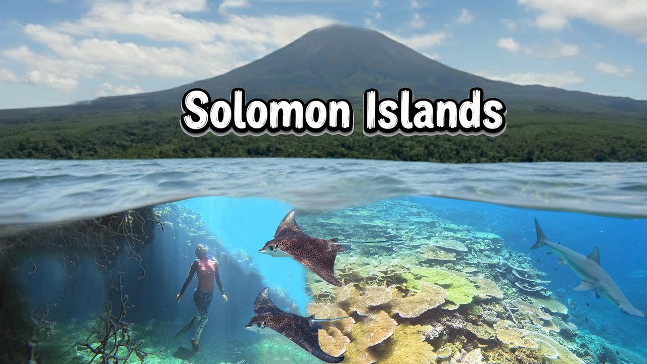 ⁣Freediving a Volcano Island
