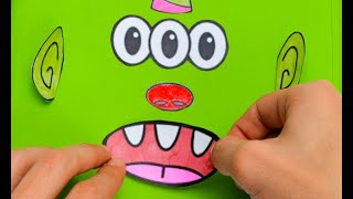 Let&#39;s Craft Your Own 3D Monster Masterpiece with Paper! #FunDIY #EasyCrafts