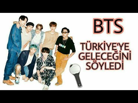 BTS TÜRKİYE'YE GELECEĞİNİ SÖYLEDİ|V \