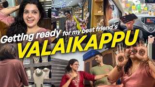 Getting ready for my Best Friend’s valaikaapu🫶🏻 | #grwm #tanimalayali