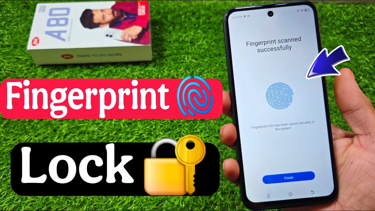 Itel A80 me Fingerprint Lock कैसे लगायें ?