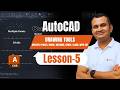 AutoCAD Tools Tutorial | Divide Measure Donut Wipeout Cloud | Lesson-5 Hindi