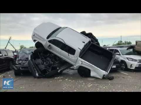 Severe storms continue to sweep across U.S. central, southern Plains