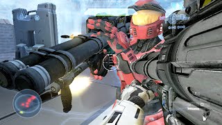 Halo CE Maps H4 Icefields Rocket War AI Bots