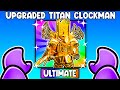 How to unlock upgraded titan clockman in toilet tower defense second ultimate