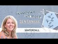 Tuto zentangle facile  motif waterfall