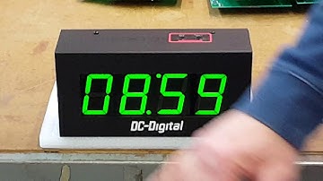 DC-25T-UP-GRN (Green Count Up Elapsed Timer with Push Button Controls)