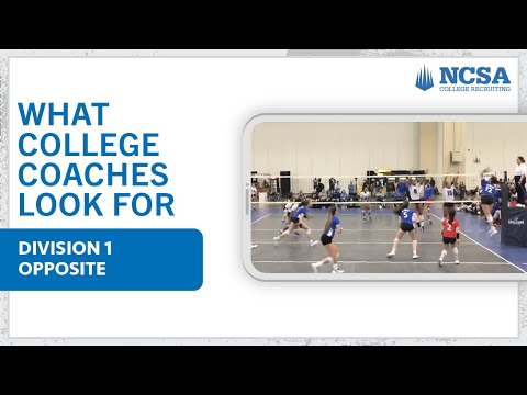 How to Make a Recruiting Video | Volleyball | Opposite (Right Side)