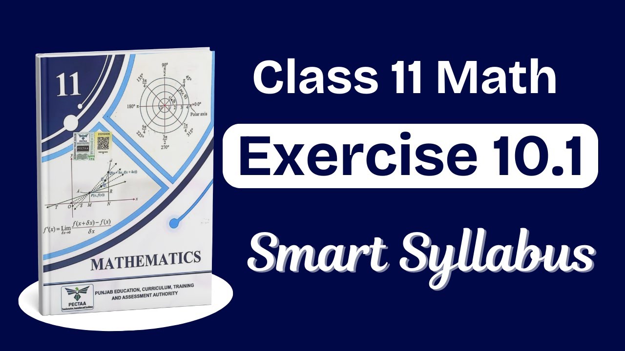 Class 11 Maths Chapter 10 Exercise 10.1 New Book | 1st year Math ...