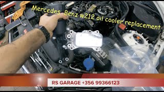 Mercedes benz oil cooler replacement om651