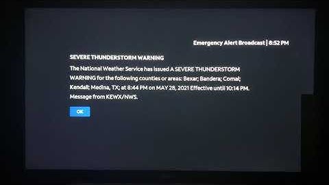 Spectrum Severe Thunderstorms Warning EAS ( 5/28/21 )