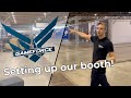 Setting up our booth! | Gameforce 2022