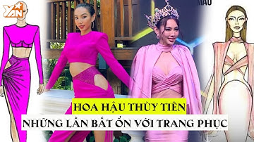 Hoa hậu Thùy Tiên 5 lần 7 lượt diện trang phục "bất ổn": Hết mặc sai kiểu đến quên gỡ mác