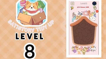 Satistory Tidy Up Level 8 Solution Walkthrough