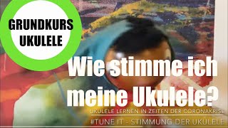 Grundkurs Ukulele 1. Wie Stimme Ich Die Ukulele?