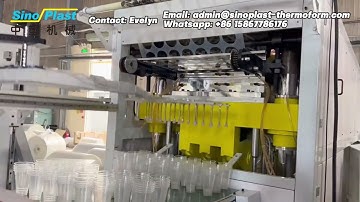 Sinoplast Machinery / SPE-760 Series Automatic Plastic Cup Thermoforming Machine