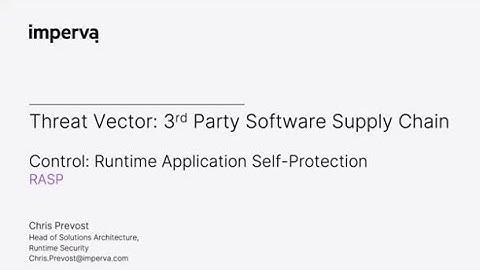 Imperva RASP vs Backdoors