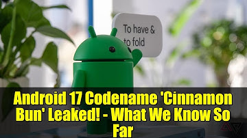 Android 17 Codename 