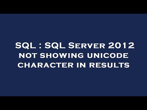SQL : SQL