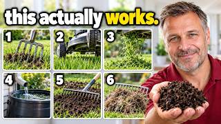 The German Lawn Method That Fixes Your Yard Forever (No Fertilizer)