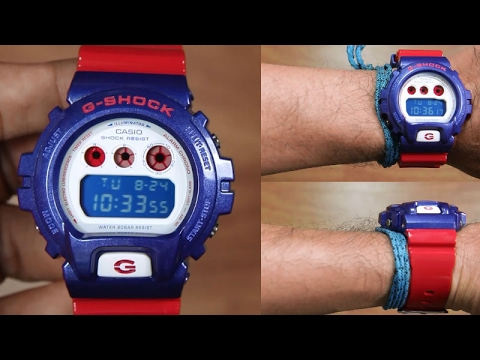 CASIO G-SHOCK DW-6900AC-2 BLUE RED EDITION - UNBOXING