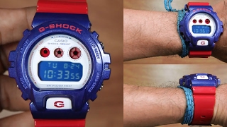 CASIO G-SHOCK DW-6900AC-2 BLUE RED EDITION - UNBOXING - YouTube