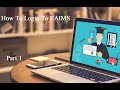 how to login to EAIMS እንዴት አድርገን ወደ EAIMS መግባት እንችላለን