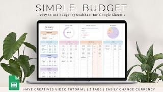 Budget Planner Spreadsheet for Google Sheets screenshot 5